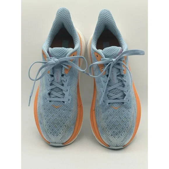 Hoka One One Womens Clifton 9 1127896 ABIW Blue Running Shoes Sneakers Sz 11B - Picture 12 of 15